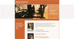 Desktop Screenshot of designpsychology.net